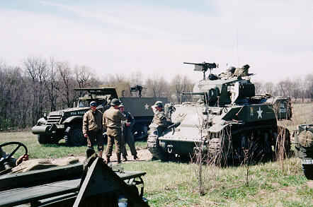 M5A1 and M3 await orders